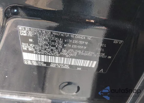 2017 Toyota Rav4 Se z USA, uszkodzony, nr VIN 2T3NFREV2HW365297